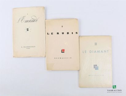 [BIJOUX - MAUBOUSSIN]
L'Emeraude - un volume...