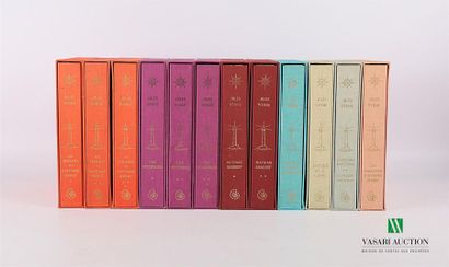 VERNE Jules - Partie de collection de douze...