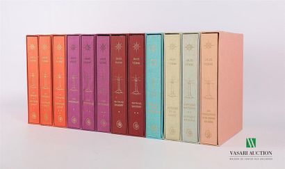 VERNE Jules - Partie de collection de douze...