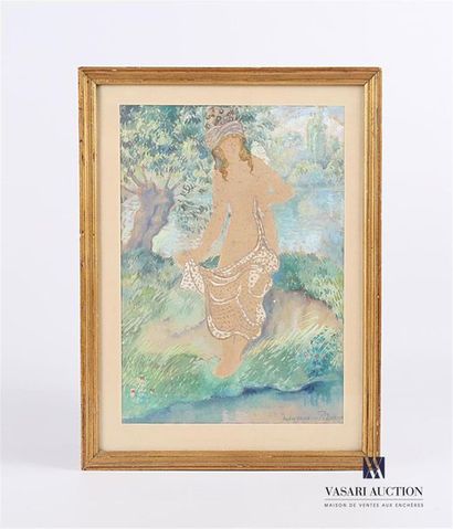 MANZANA PISSARO Georges (1871-1961)
Femme...