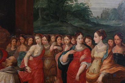 Ecole Flamande du XVIIème siècle, Atelier...