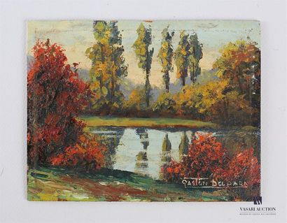 DELPARD Gaston (XXème siècle)
Vue d'un étang...