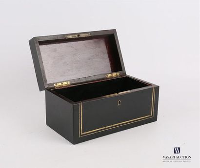Coffret en placage de bois noirci dans des...