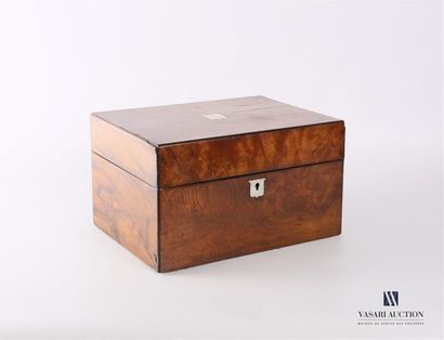 Coffret de forme rectangulaire en bois de...