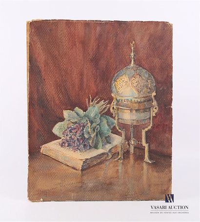 GARREAU Marguerite
Nature morte au livre,...