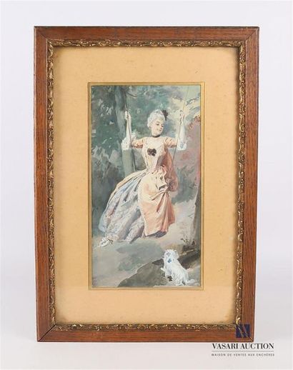 TOFANI Osvaldo (1849-1915), attribué à
Elégante...