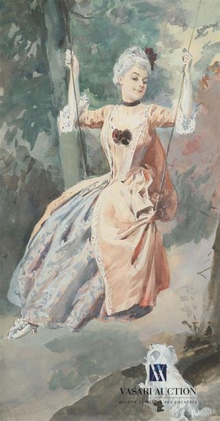 TOFANI Osvaldo (1849-1915), attribué à
Elégante...