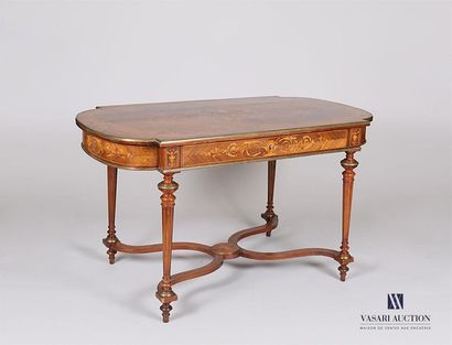 Table de milieu en bois naturel et bois de...