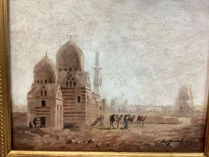 G. PANAFFE, Orientalist painter late 19th...
