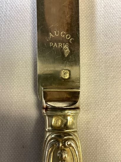 Argent et Vermeil: Très belle Ménagère en...