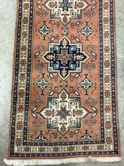 Persian wool hall rug, approx. 77.5 X 305...