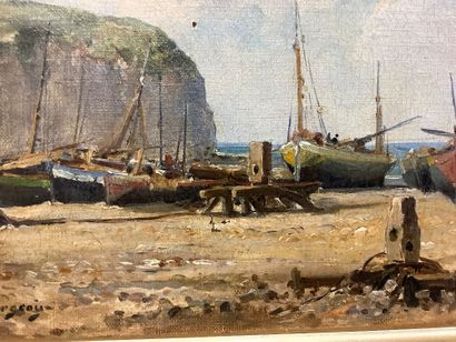 Bourgeois Eugène 1855-1909: oil on canvas...