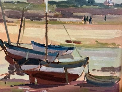 Oil on panel representing a view of Ster...