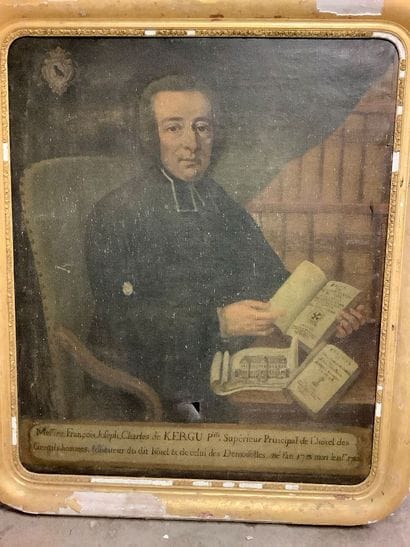18th century Breton school, oil on canvas,...