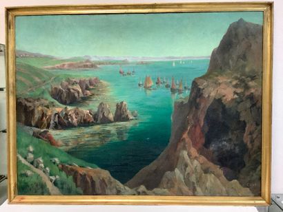 Emile SINS, painter, early 20th century,...
