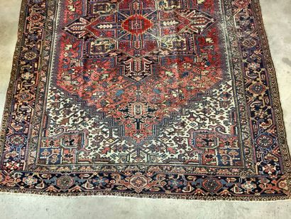 Persian wool hand carpet in the HERIZ style,...