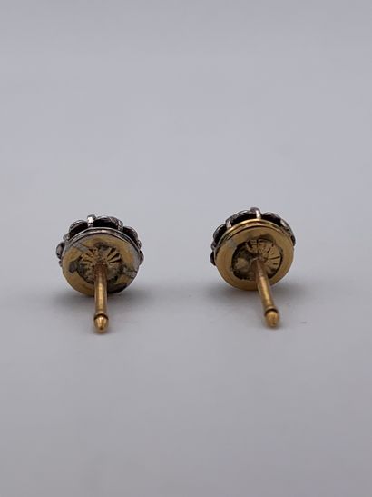 Bague en or jaune 750 millièmes sertie d...