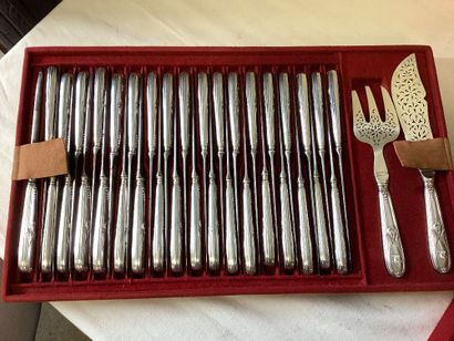 Argent et Vermeil: Très belle Ménagère en...
