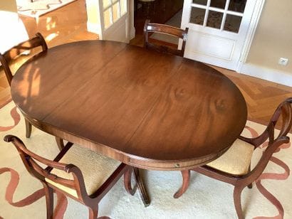 Lot 289 Suite : Ensemble du mobilier d'une...
