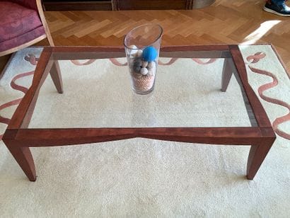 Lot 289 Suite : Ensemble du mobilier d'une...