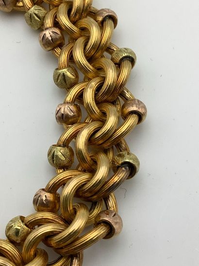 Bracelet en or jaune 750 millièmes.
20 cm
Poids...