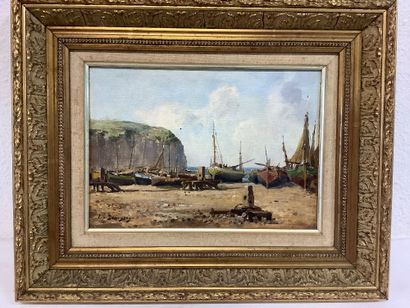 Bourgeois Eugène 1855-1909: oil on canvas...