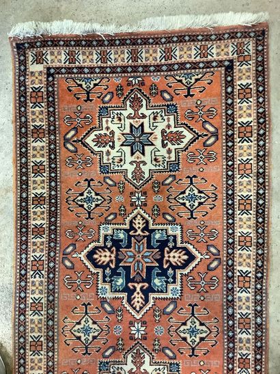 Persian wool hall rug, approx. 77.5 X 305...