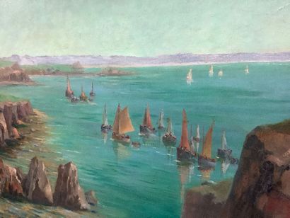 Emile SINS, painter, early 20th century,...
