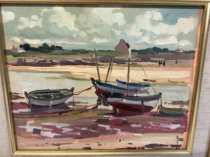 Oil on panel representing a view of Ster...