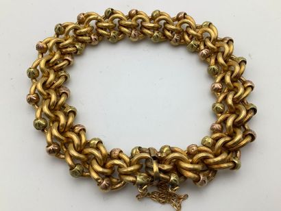 Bracelet en or jaune 750 millièmes.
20 cm
Poids...