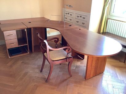 Lot 289 Suite : Ensemble du mobilier d'une...