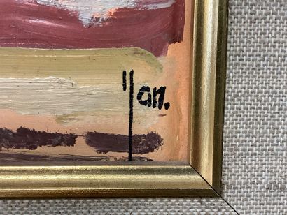 Oil on panel representing a view of Ster...