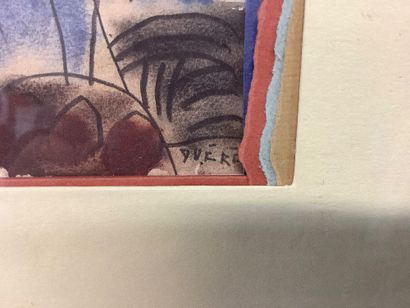 QUERE René: mixed media drawing 
