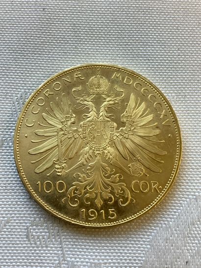 Une pièce 100 couronnes 1915. Autriche-H...
