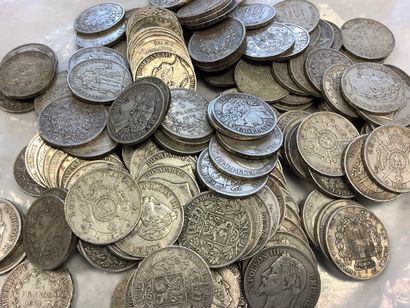 4.150 kg of 19th century silver coins, mainly...