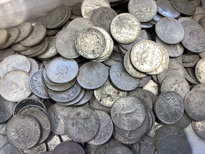 Approximately 737 grams of 50-cent silver...