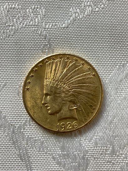 1 Pièce de 10 dollars or, année 1926.
