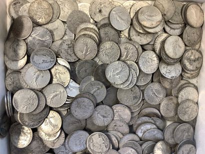 Approximately 737 grams of 50-cent silver...