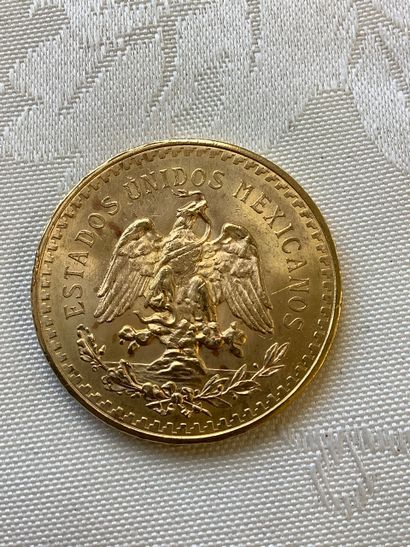 1 pièce de 50 pesos mexicains, 1945.
