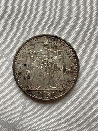 Silver coin 10 francs hercule: 1967.