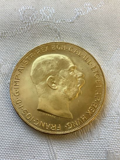 Une pièce 100 couronnes 1915. Autriche-H...