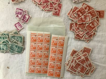 France - Lot de timbres des années 1930 à...