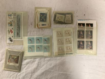 Lot de timbres europeens contemporains neufs...