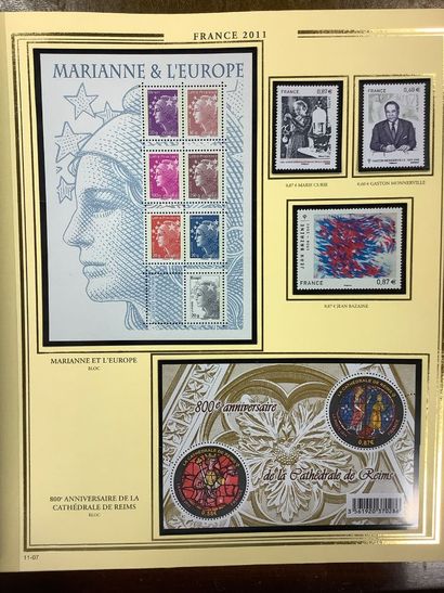 Album Cérès «Présidence». Timbres français...