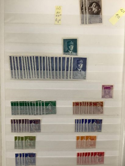 Catalogue de timbres de France neufs depuis...