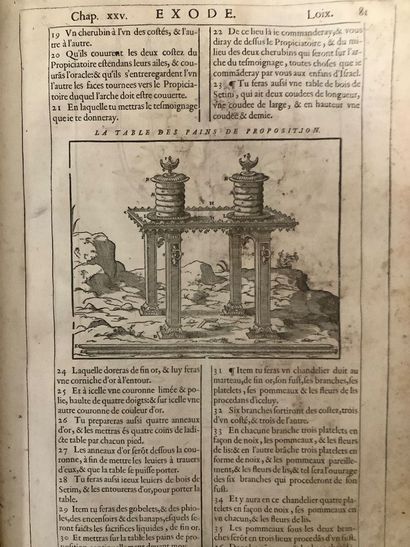 Sainte bible contenant le nouveau et l’ancien...