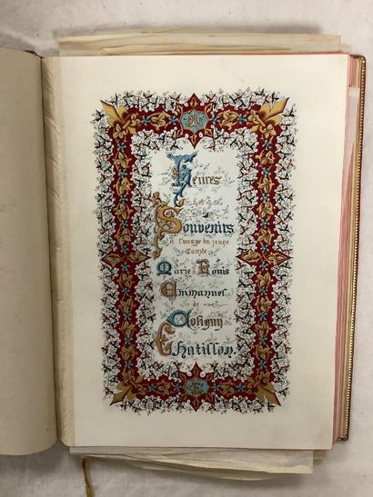 Livre d’heures en chromolithographie de la...