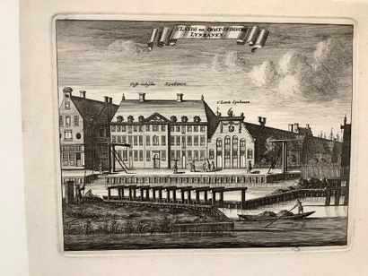 Trois gravures issues d’ouvrages du XVIIIe...