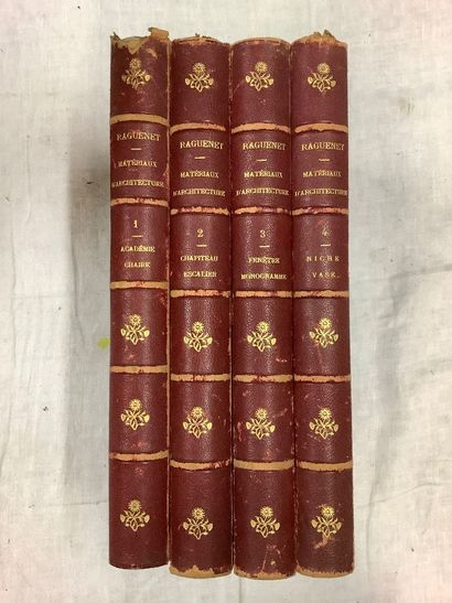 RAGUENET, Matériaux et documents d’architecture...