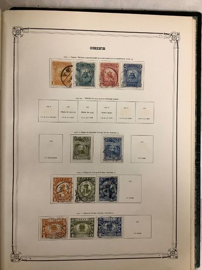 CHINE - Album de timbres chinois différentes...